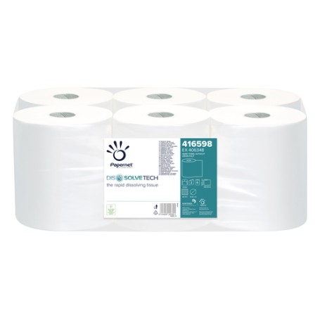 Papernet 416598 asciugamano di carta 1,4 m Cellulosa Bianco (416598)