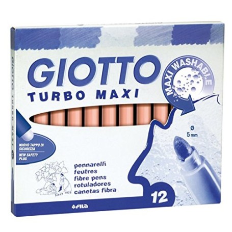 Giotto Turbo Maxi marcatore Vivido Rosa 12 pz (456006)