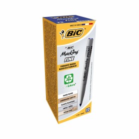 BIC Marking Pocket 1445 marcatore permanente Tipo di punta Blu 12 pz (8209012)