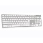 Hamlet XKKITA-MCBT tastiera Bluetooth Italiano Argento, Bianco (XKKITA-MCBT)