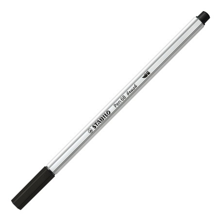 STABILO Pen 68 brush marcatore Medio Nero 1 pz (568/46)