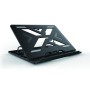 Conceptronic ERGO Laptop Cooling Stand 39,6 cm (15.6") Supporto per computer portatile Nero (THANA03B)
