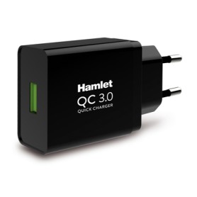 Hamlet XPWCU118QC Caricabatterie per dispositivi mobili Nero Interno (XPWCU118QC)