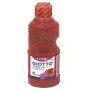 FILA Flacone 250 Ml Tempera Glitterata Colore Rosso - Ideale Per Lavoretti Natalizi (531206)