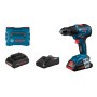 Bosch GSR 18V-55 Professional - Bohrer/Schrauber - schnurlos 1800 Giri/min Nero, Blu (06019H5204)