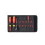 Drehmoment-Schraubendreher Set TorqueVario-S electric (rot/gelb, 14-teilig, 0,8 - 5Nm) (40674)
