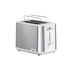 Braun HT 1510 8 2 fetta/e 900 W Acciaio inox, Bianco (0X23010039)