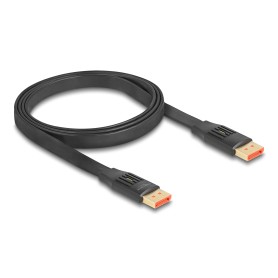 DisplayPort Flachbandkabel 8K 60Hz (schwarz, 1 Meter) (81005)
