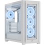 iCUE 5000X RGB QL Edition (wei, Tempered Glass) (CC-9011233-WW)
