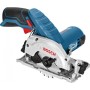 Bosch GKS 10.8 V-LI 8,5 cm Nero, Blu, Metallico 1400 Giri/min (06016A1002)