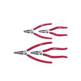 Sicherungsringzangen-Set Classic, mit MagicTips (rot, 4-teilig) (34708)