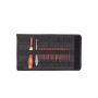 Schraubendreher mit Bithalter electric slimVario Starter-Set (rot/gelb, 17-teilig, mit slimBits) (36068)