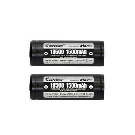 Akku-Set 18500 Li-Ion (2 Stck) (41914)