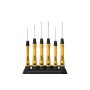 Feinschraubendreher-Set PicoFinish ESD (gelb/schwarz, 6-teilig, inkl. Halter) (43707)