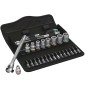 8100 SA 10 Zyklop Metal-Knarrensatz, zllig, 1/4" (schwarz/grn, 28-teilig, Vollmetallknarre mit Durchsteckvierkant) (05004020001)