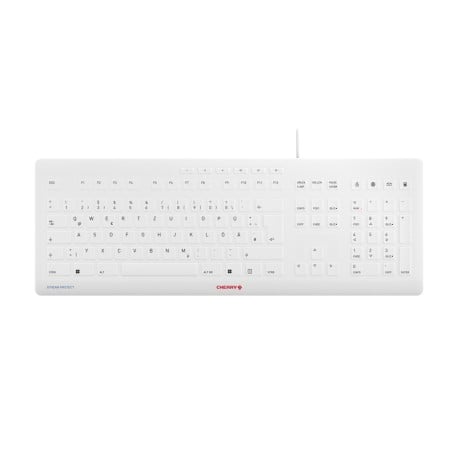 CHERRY Stream tastiera Universale USB QWERTZ Tedesco Grigio (JK-8502DE-0)