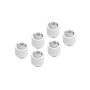Eiszapfen 16/10mm Anschraubtlle G1/4 - White Sixpack (wei, fr weiche Schluche (PVC, Silikon, Neoprene)) (17625)