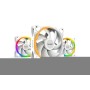 be quiet! Light Wings White | 120mm PWM Triple Pack Case per computer Ventilatore 12 cm Bianco 3 pz (BL100)