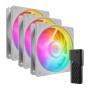 Mobius 120P ARGB 120x120x25 (wei, 3er Pack) (MFZ-M2DW-243P2-R1)