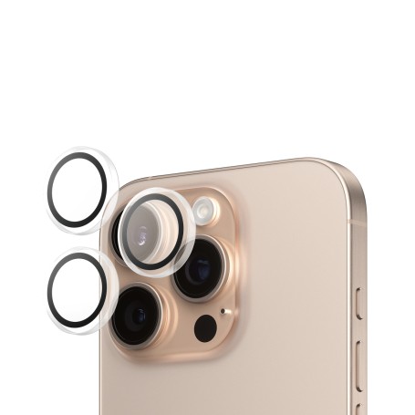PanzerGlass Hoops Transparent Lens Protector iPhone 16 Pro | 16 Pro Max (1286)