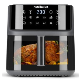 Heiluftfritteuse CRISPLITE VISION (schwarz/silber, 2.000 Watt, Korb 8 Liter, mit Sichtfenster) (0C12500004)