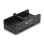DeLOCK 64284 hub di interfaccia USB 2.0 Type-A 5000 Mbit/s Nero