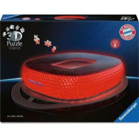 3D Puzzle Iconics: Allianz Arena - mit Licht (216 Teile) (12008033)