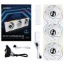 Lian Li 12RTLLCD1W3W sistema di raffreddamento per computer Case per computer Ventilatore 12 cm Bianco