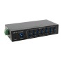 EXSYS EX-11227HMVS hub di interfaccia USB 3.2 Gen 1 (3.1 Gen 1) Type-B 5000 Mbit/s Nero (EX-1112-GK)