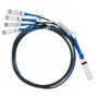 Nvidia MC2609130-001 cavo InfiniBand e in fibra ottica 1 m QSFP 4x SFP+ Nero (980-9I64W-00B001)