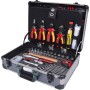 KS TOOLS 1/4&quot, + 1/2â?" Elektriker-Werkzeugkoffer, 128-tlg. (911.0628)