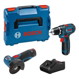 Bosch Professional 0615990N2U Akkugeräte, Elektriker, Heimwerker, KFZ, Profi Werkzeugset (0615990N2U)