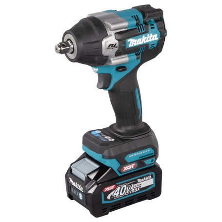 Makita TW007GM201 - Schlagschrauber - schnurlos - 4 Geschwindigkeiten - 1/2" -Vierkantantrieb - 1100 N·m - 2 Akkus, Ladegerät 