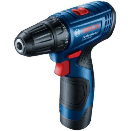 Bosch Professional GSR 120-LI GSR 120-LI Akku-Bohrschrauber 12 V 2.0 Ah Li-Ion inkl. 2. Akku, inkl. Ladegerät, inkl. Koffer (GS