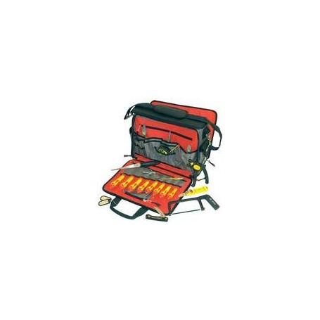 C.K Werkzeugtasche für Elektriker-Techniker, bestückt mit 19 Werkzeugen: kleine Metallsäge, Kabelmesser, auto- (T1630 FKIT)