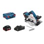 Bosch GKS 18V-57 G Professional 16,5 cm Nero, Blu 3400 Giri/min (06016A2106)
