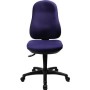 Topstar Bürodrehstuhl "Support SY", Stoff, royalblau Bandscheibensitz, Synchronmechanik, stabiles Fußkreuz (8550 G26)