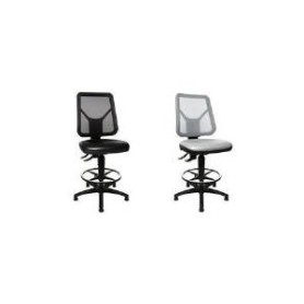 Topstar Arbeitsstuhl "TEC 80 PK Counter", Bezug: schwarz Permanentkontakt-Mechanik, stufenlos arretierbar, mit (73280 PU0T)
