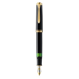 Pelikan M600 penna stilografica Sistema di riempimento integrato Nero, Oro 1 pz (980136)
