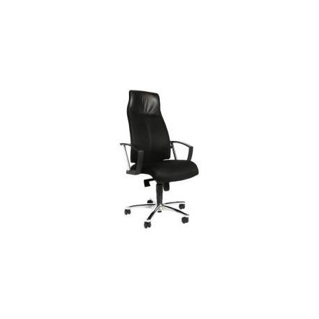 Topstar Bürodrehstuhl "High Sit up", schwarz, inkl. feste Armlehnen A1, Maße: (B)480 x (T)460 x (H)440 - 520 mm (SU39A-BG0)