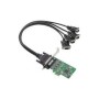 Moxa CP-104EL - Serieller Adapter - PCIe Low Profile - RS-232 x 4 (CP-104EL)