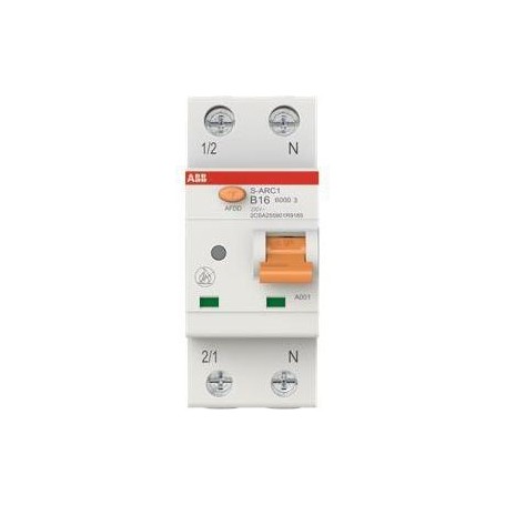 ABB S-ARC1 B16 B16, 6kA, 1P+N, 2TE Brandschutzschalter (2CSA255901R9165)