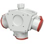 MENNEKES 92917 presa energia Tipo F Rosso, Bianco