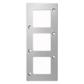 Merten 480360 Placca copripresa e copri interruttori Argento