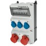 MENNEKES 930003 presa energia 3 x Type F Nero, Blu, Rosso, Bianco
