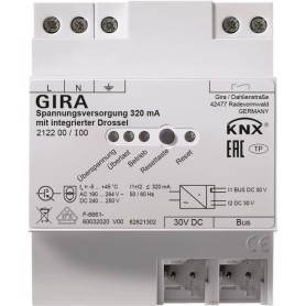 Gira KNX-Spannungsversorgung 320mA Drossel REG 212200 (212200)