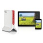 FRITZ!Box 6820 LTE (v3) INT router wireless Gigabit Ethernet Banda singola (2.4 GHz) 4G Rosso, Bianco (20002907)