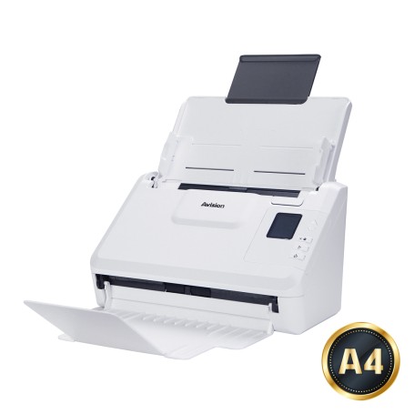 AVISION AD340GWN A4 Dokumentenscanner 40ppm/A4/USB3.2/LAN/Wi-Fi/Duplex (000-0992-02G)