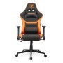 COUGAR Gaming Armor One V2 F Sedia per gaming universale Sedia imbottita tappezzata Nero, Arancione (CGR-A2F)