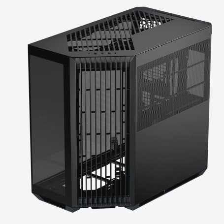 APNX V1 PC-Gehäuse, Midi-Tower, ATX, Tempered Glass - schwarz (APCM-VI01003.11)